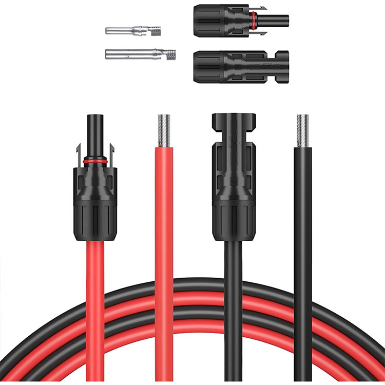 5 fet 10AWG(6mm2) sólarplötuvír