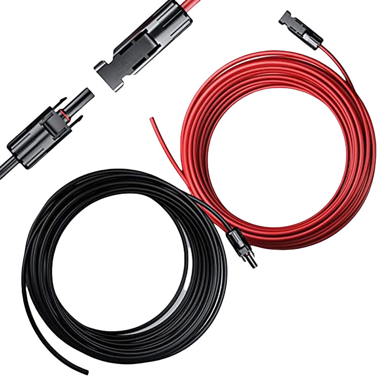 Niðursoðinn súrefnislaus kopar 12AWG sólarframlengingarsnúra